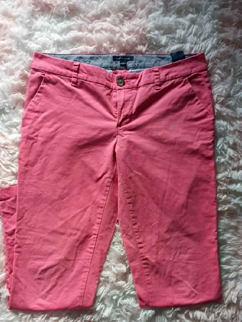 Tommy Hilfiger Pink Cropped Chino Jeans
